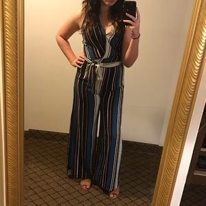 Striped Jumpsuit